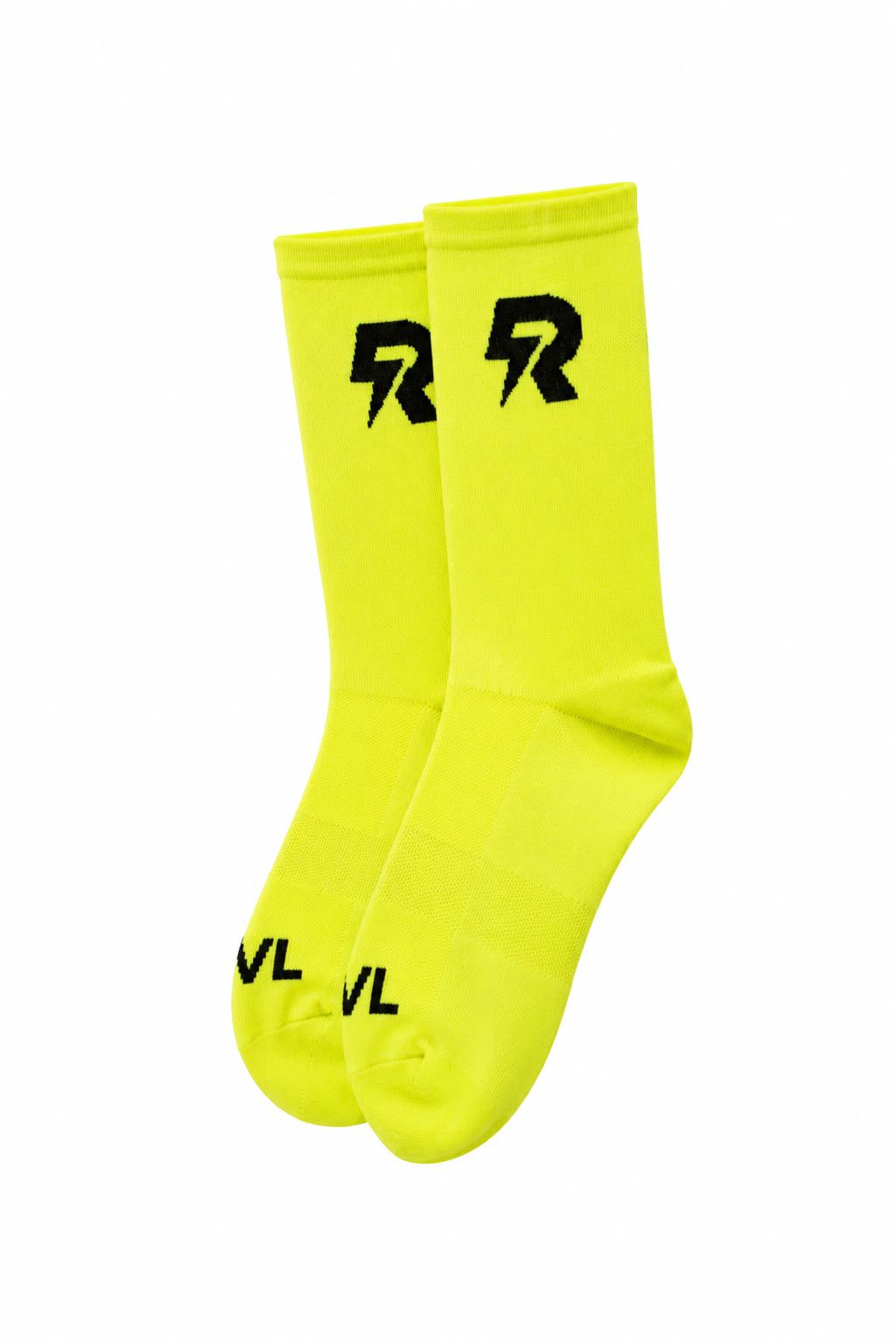 REVL loopsokken in de kleur fluo geel