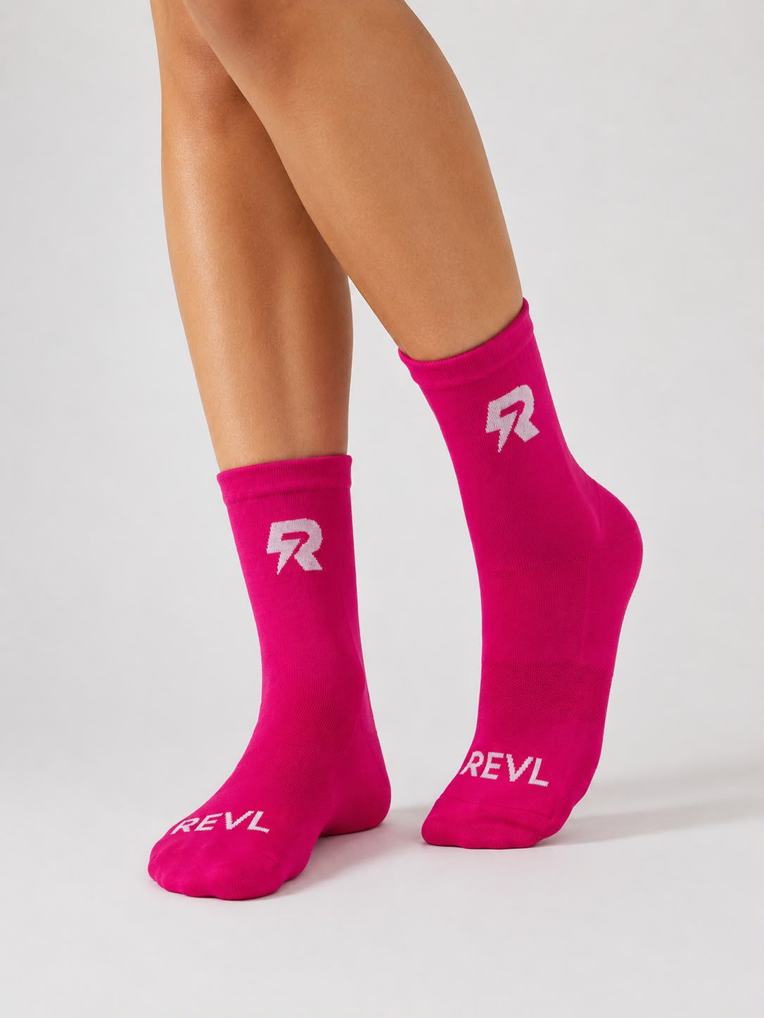 REVL Loopsokken - Donker roze